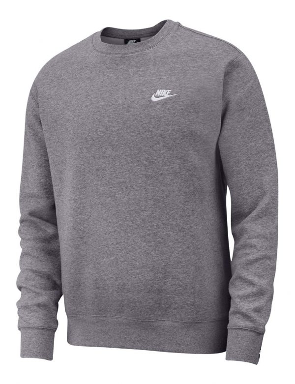 Bluza bez kaptura Nike Sportswear Club Fleece BV2662-071 Rozmiar S (173cm)