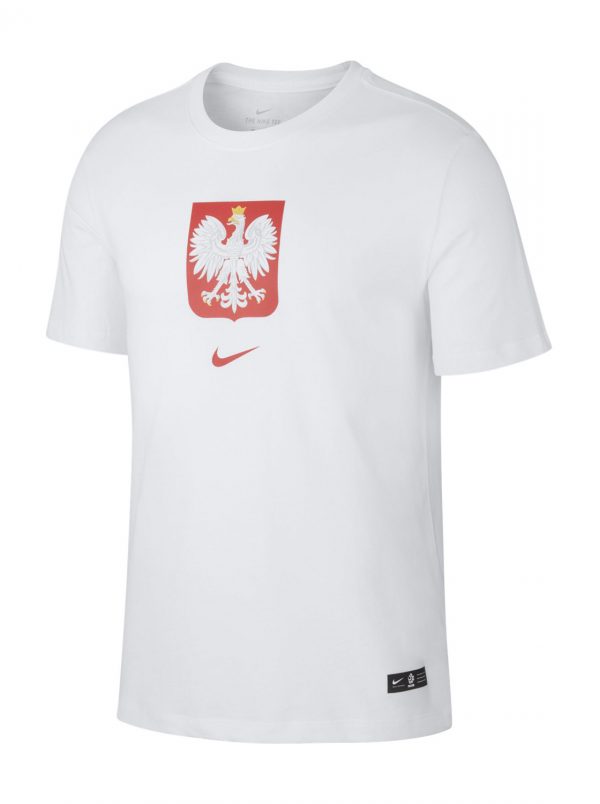 T-shirt Nike Junior Polska CU1212-100 Rozmiar XS (122-128cm)