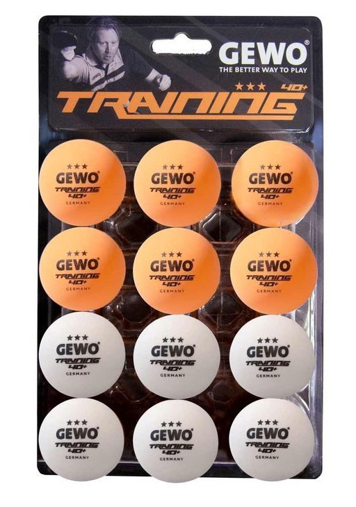 Piłeczki Pingpong Gewo Training Balls 40+ (12 szt)