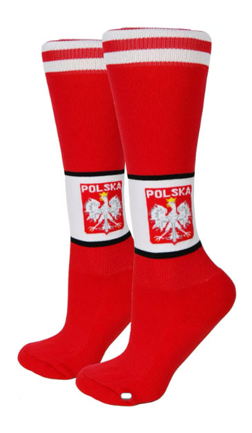 Getry Iskierka Polska Czerwone Junior (39-41) Rozmiar 39-41