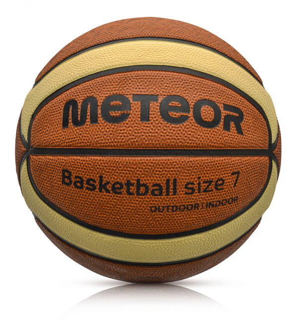 Piłka koszykowa Meteor Treningowa Cellular 5 (brązowy/kremowy) Rozmiar 5