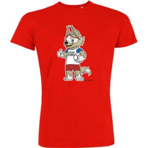 T-shirt MŚ 2018 Zabivaka czerwony