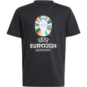 Koszulka Euro 2024 czarna (Adidas)