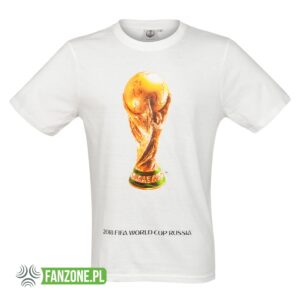 T-SHIRT PUCHAR ŚWIATA MŚ BIAŁY