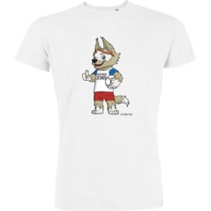 T-shirt MŚ 2018 Zabivaka biały