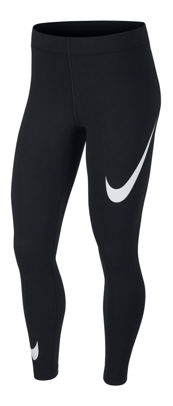 Legginsy damskie Nike Sportswear Leg-A-See Swoosh CJ2655-013 Rozmiar XS (158cm)