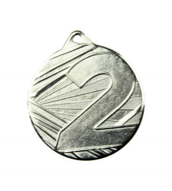 Medal drugie miejsce 50mm srebrny ME005