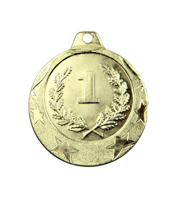 Medal pierwsze miejsce 40mm złoty MED9