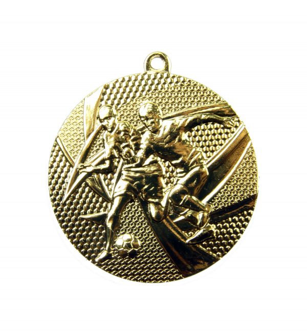 Medal tematyczny piłka nożna 50mm złoty MMC15050
