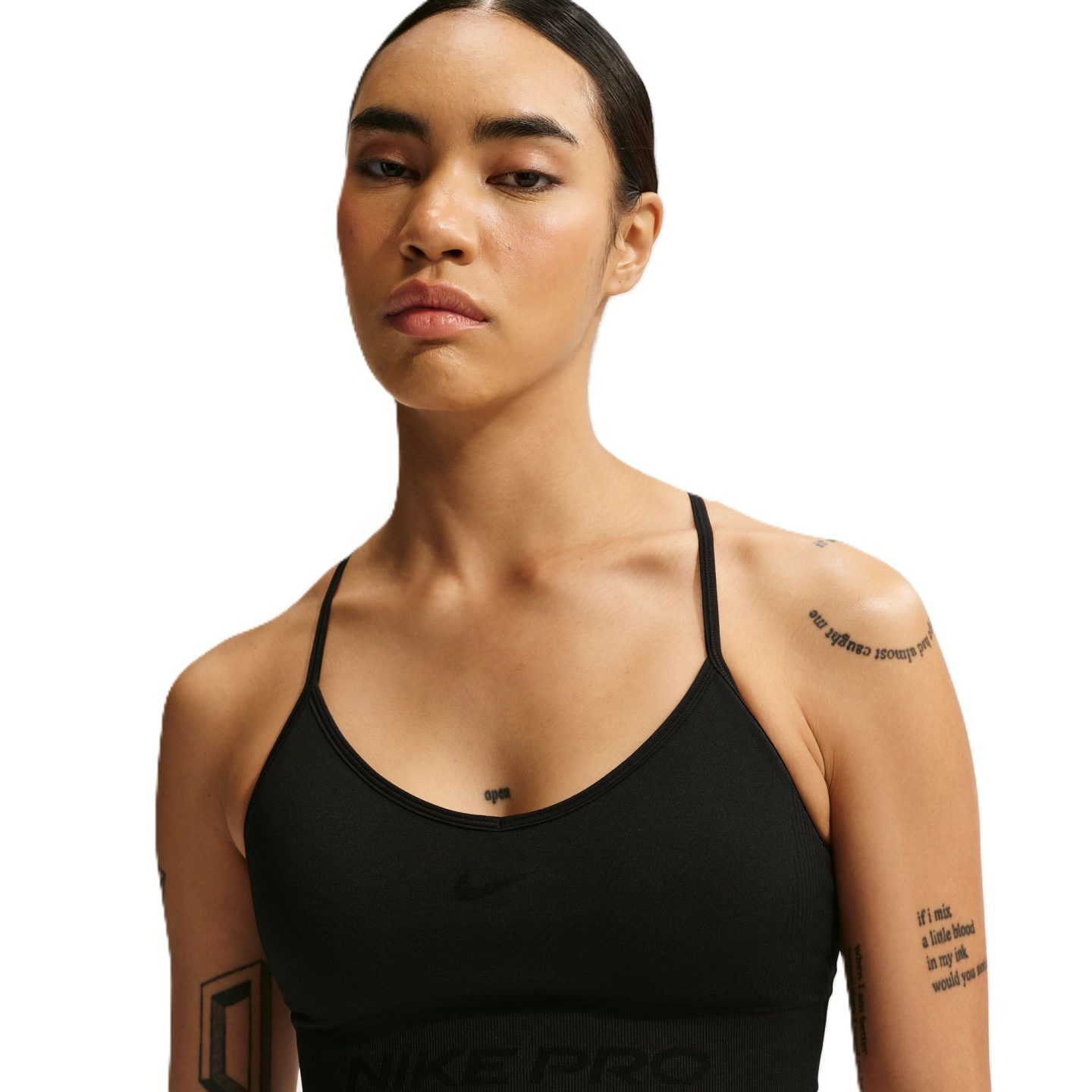 Biustonosz Nike W NP DF SMLS LS BRA IB9843-010