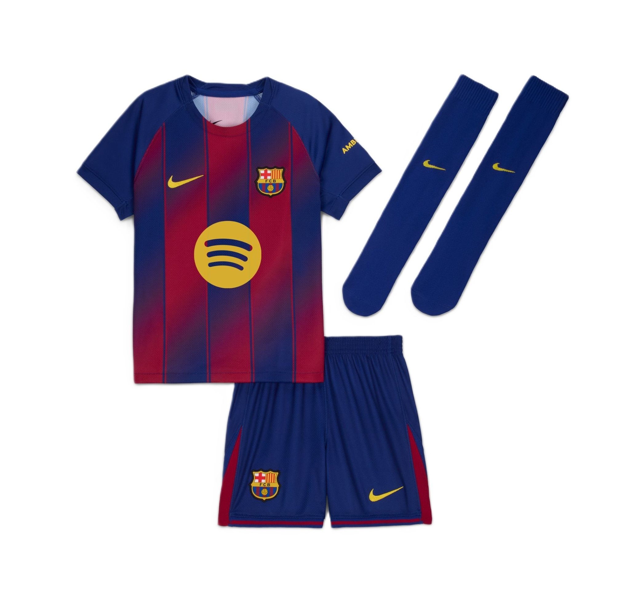 Komplet Nike Junior FC Barcelona Stadium Home HJ5619-456