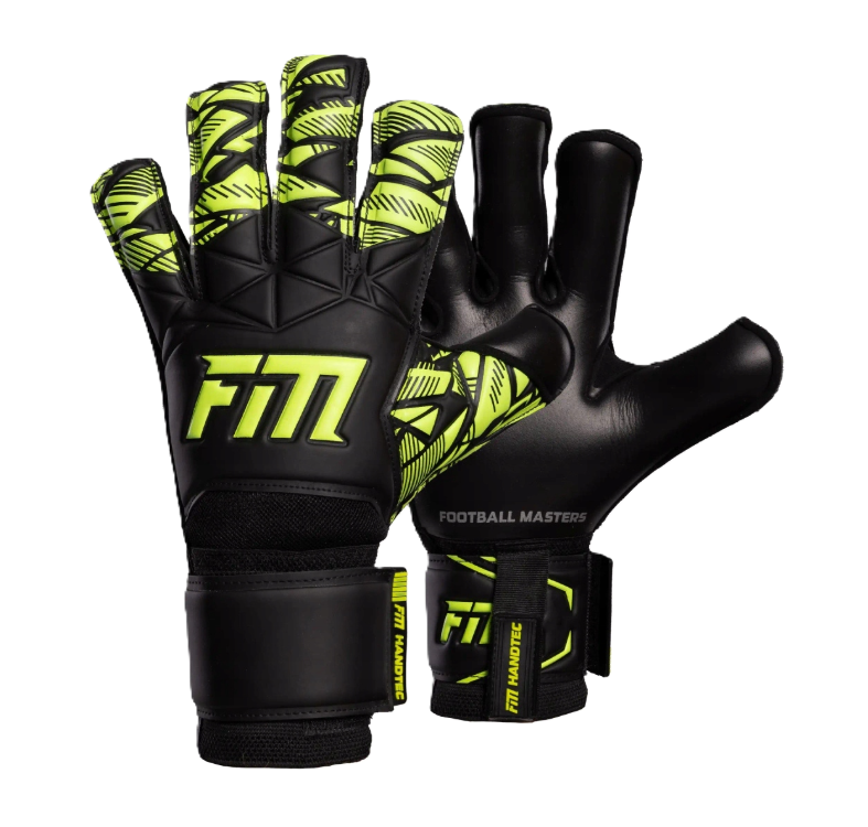 Rękawice bramkarskie Football Masters Invictus X Training BLACK-GREEN