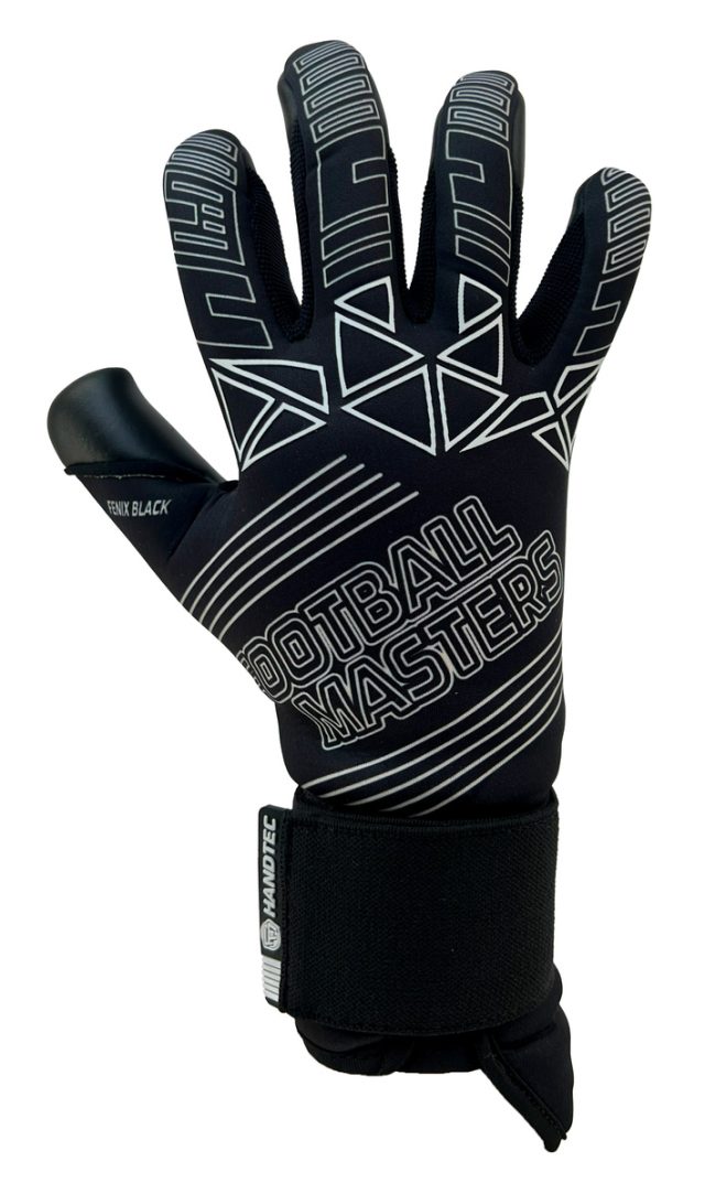 Rękawice Football Masters Fenix Junior Black Hyla Cut