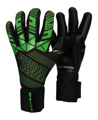 Rękawice Football Masters Junior Fenix Green Giga Grip 4mm Hyla Cut