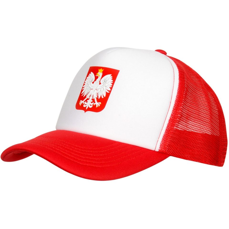 Polska - czapka kibica "truckerka"